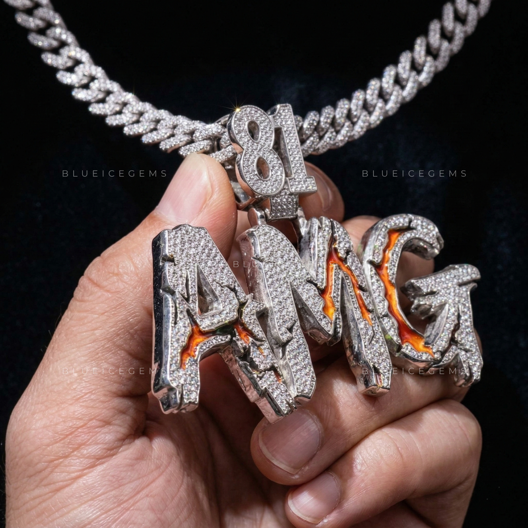 The "AMG" Magma: Fractured-Ice Script & Volcanic Enamel Sovereign