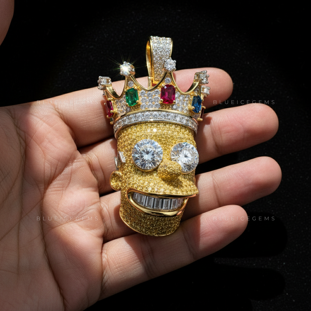 The Crowned Rebel: Canary Diamond Icon & Vivid Gemstone Sovereign