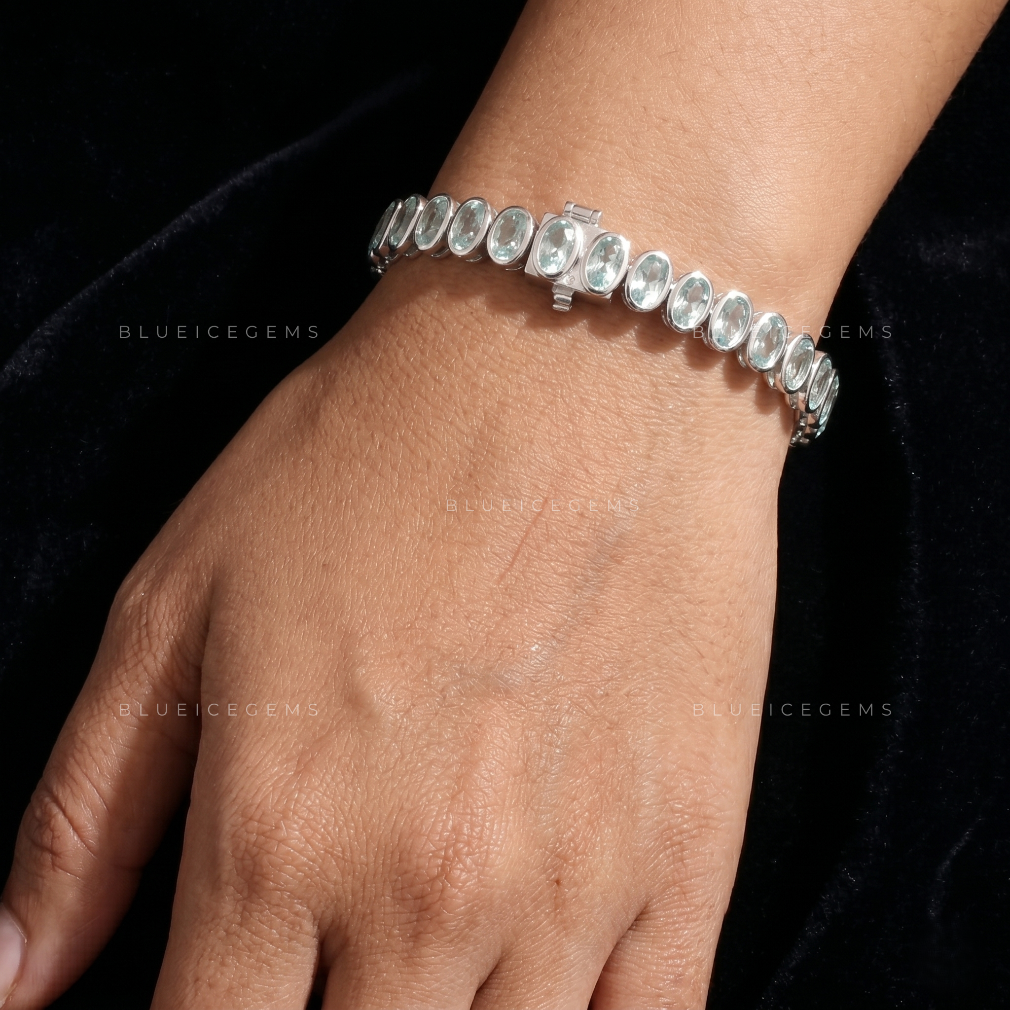 Arctic Radiance 6.5-Inch White Gold Elite Tennis Link