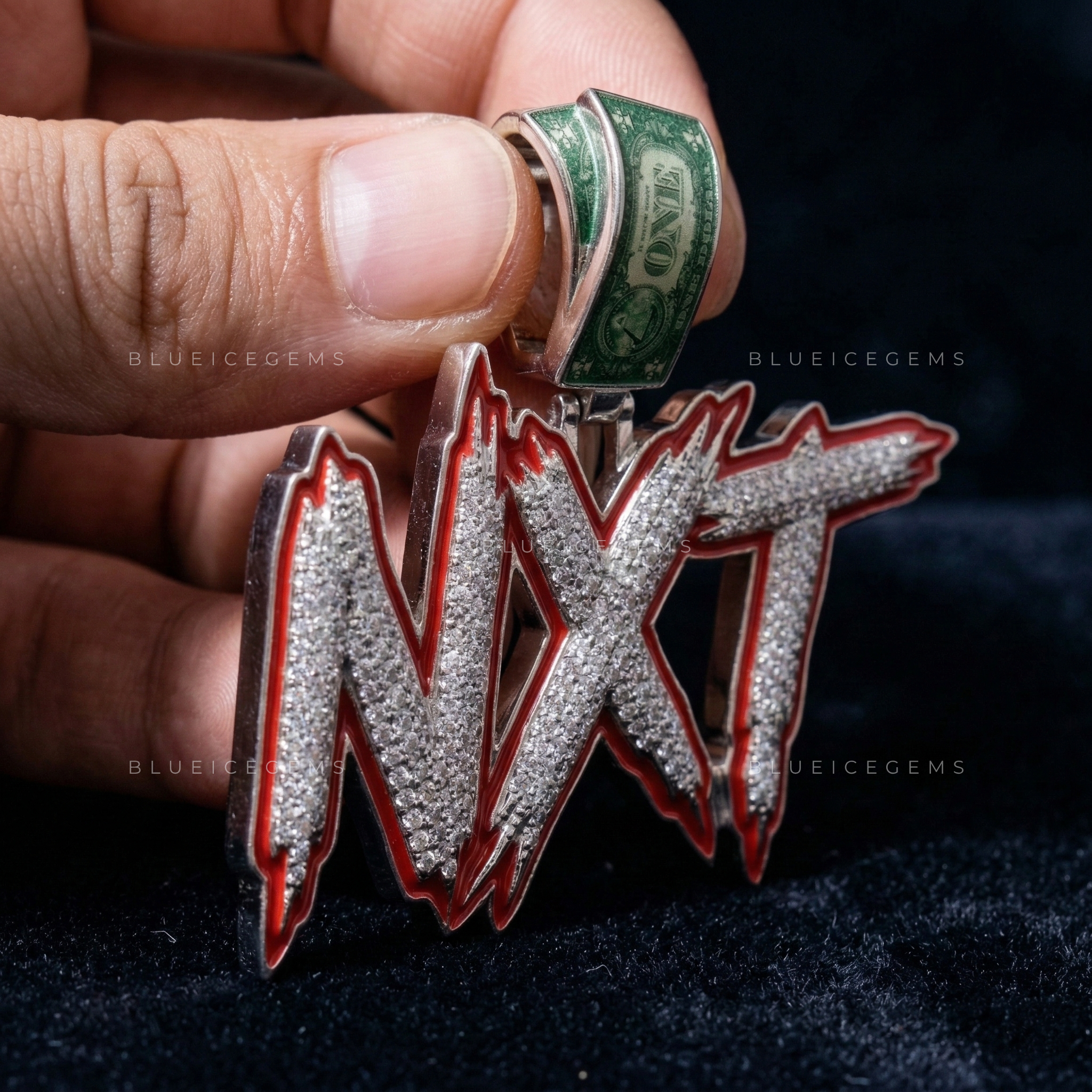 The "NXT" Ignition: Shattered-Ice Script & Blood-Red Enamel Sovereign