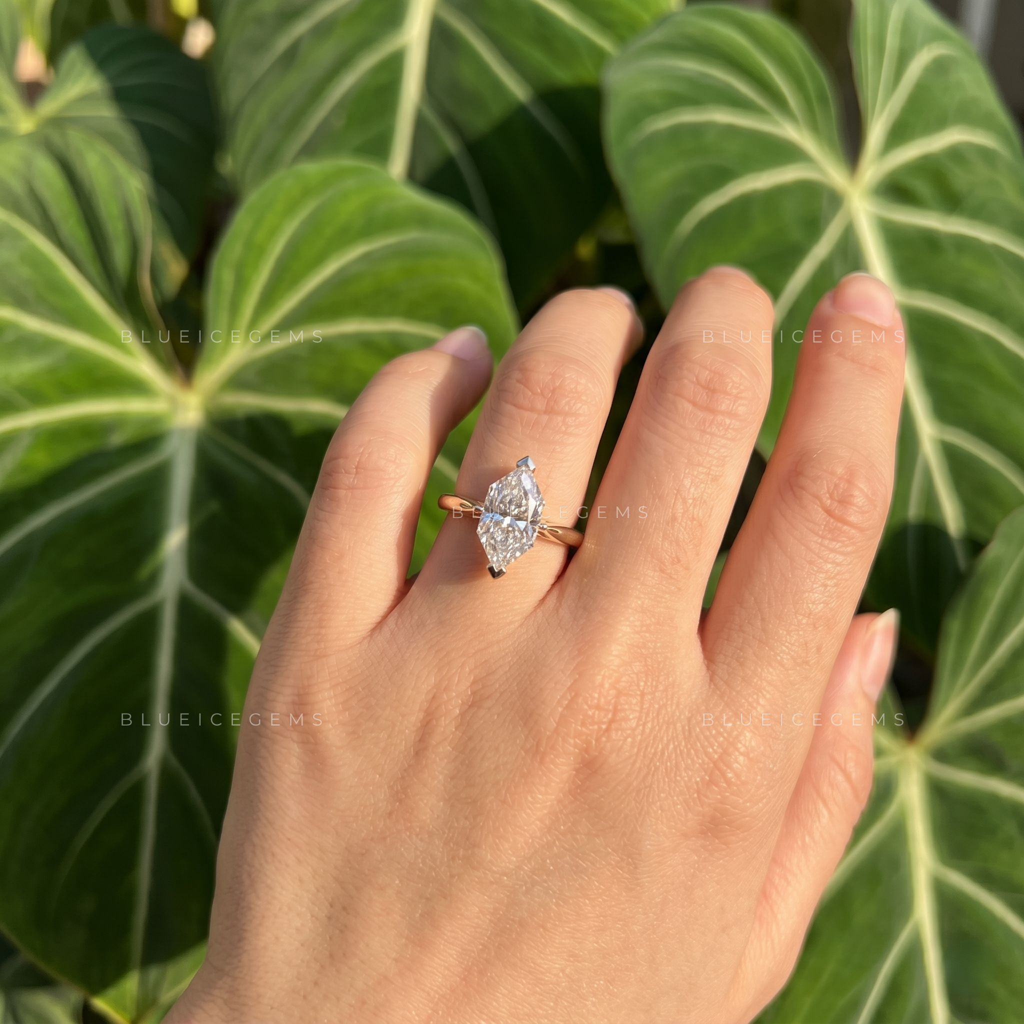 Vintage Allure Dutch Marquise Cut Solitaire Engagement Ring