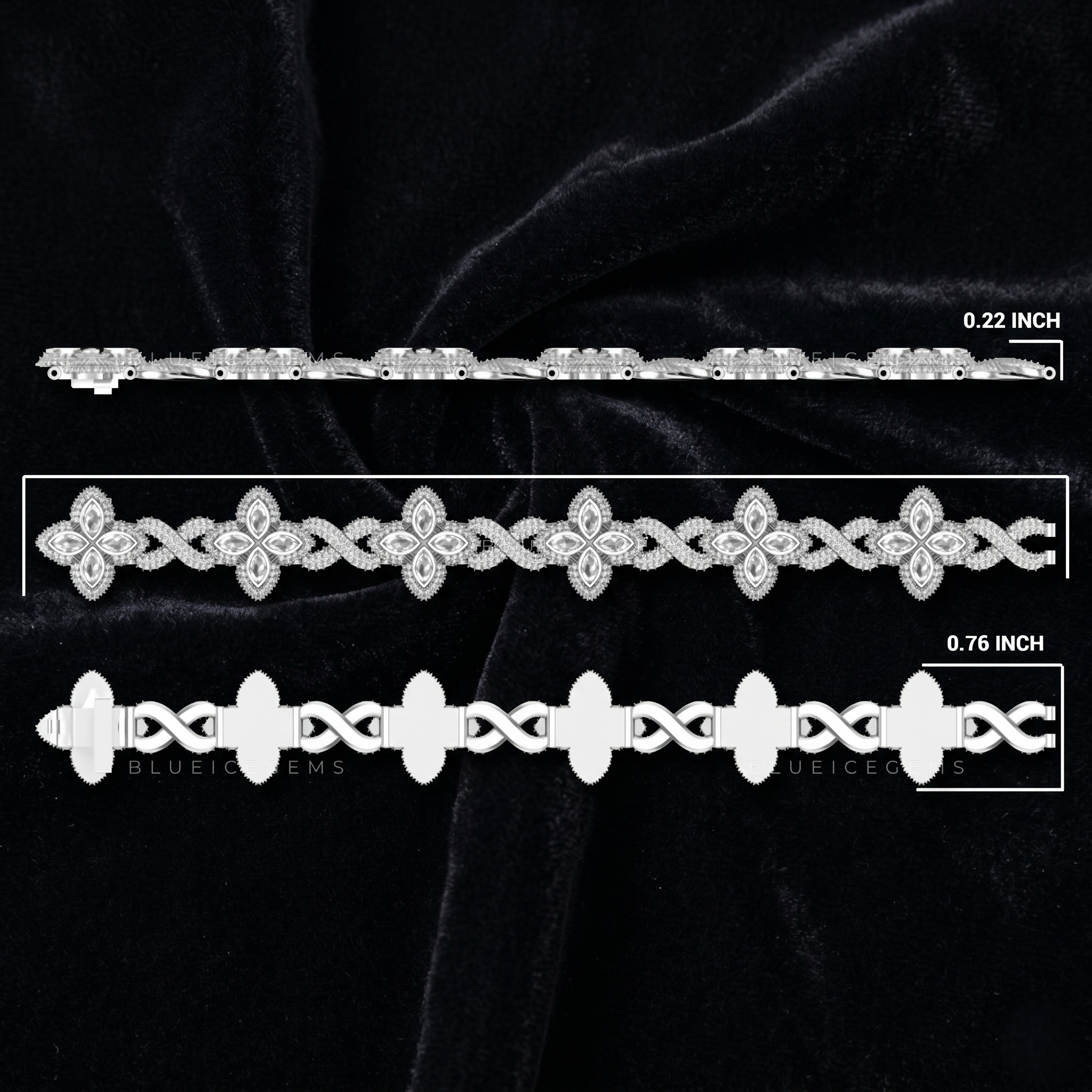 Eternal Fortune Iced Infinity Clover Masterpiece