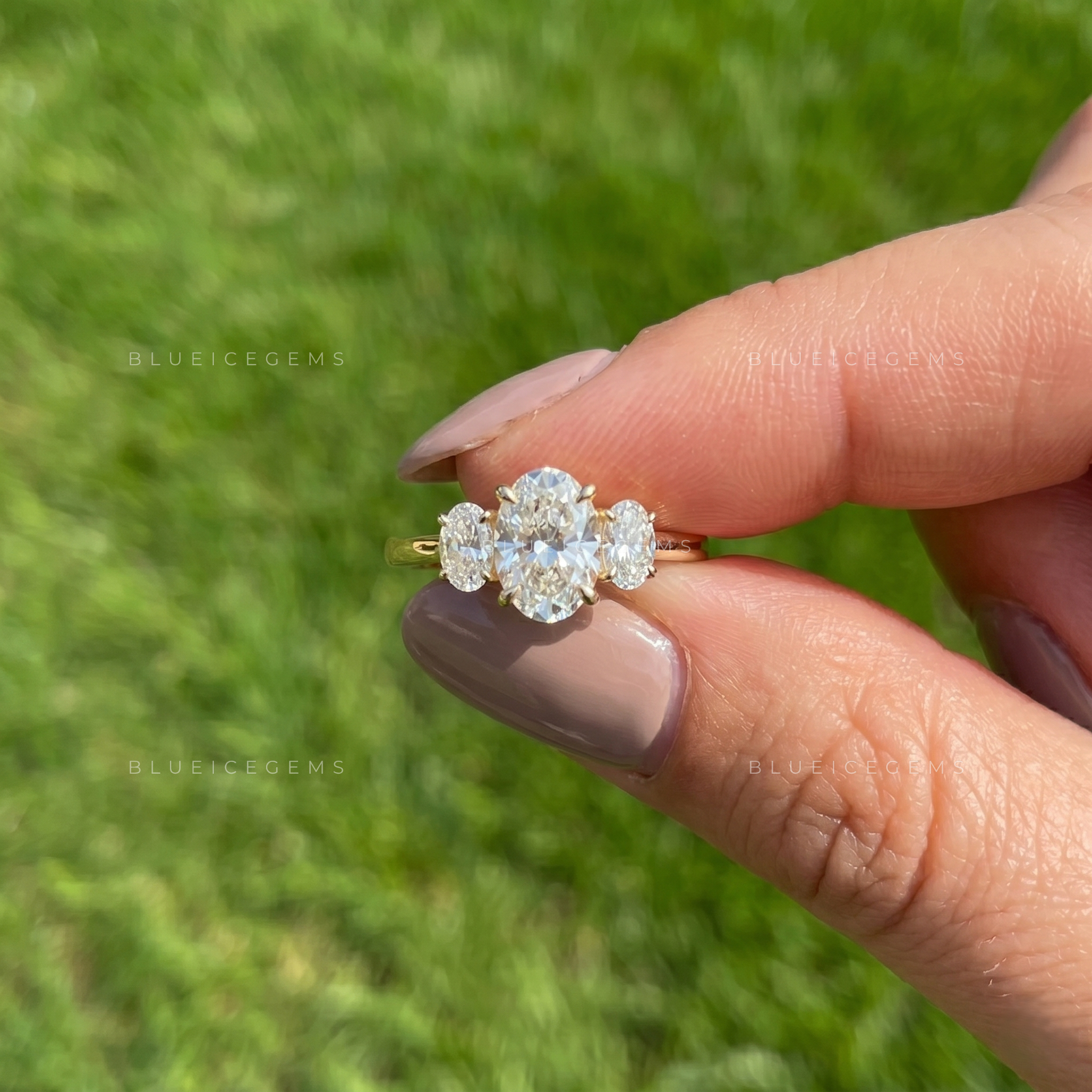 The "Signature Silhouette" Oval Trilogy: D-Color Minimalist Masterpiece