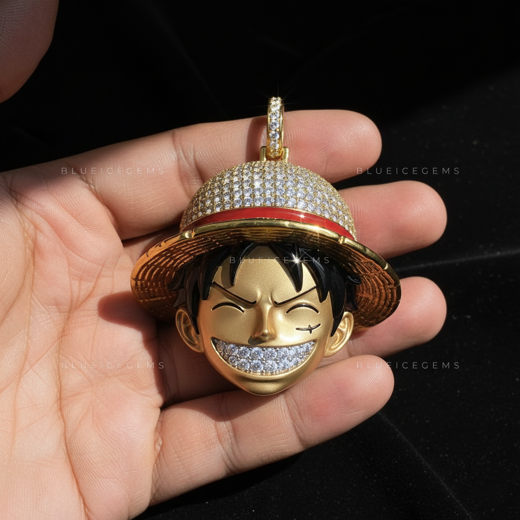 The "Straw Hat" Captain: 3D Anime Portrait & Enamel Fusion Sovereign