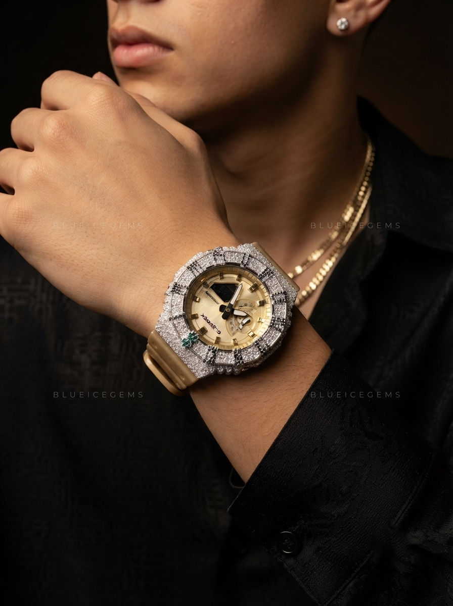 Fortune Crown Dollar Watch – VVS1 Moissanite