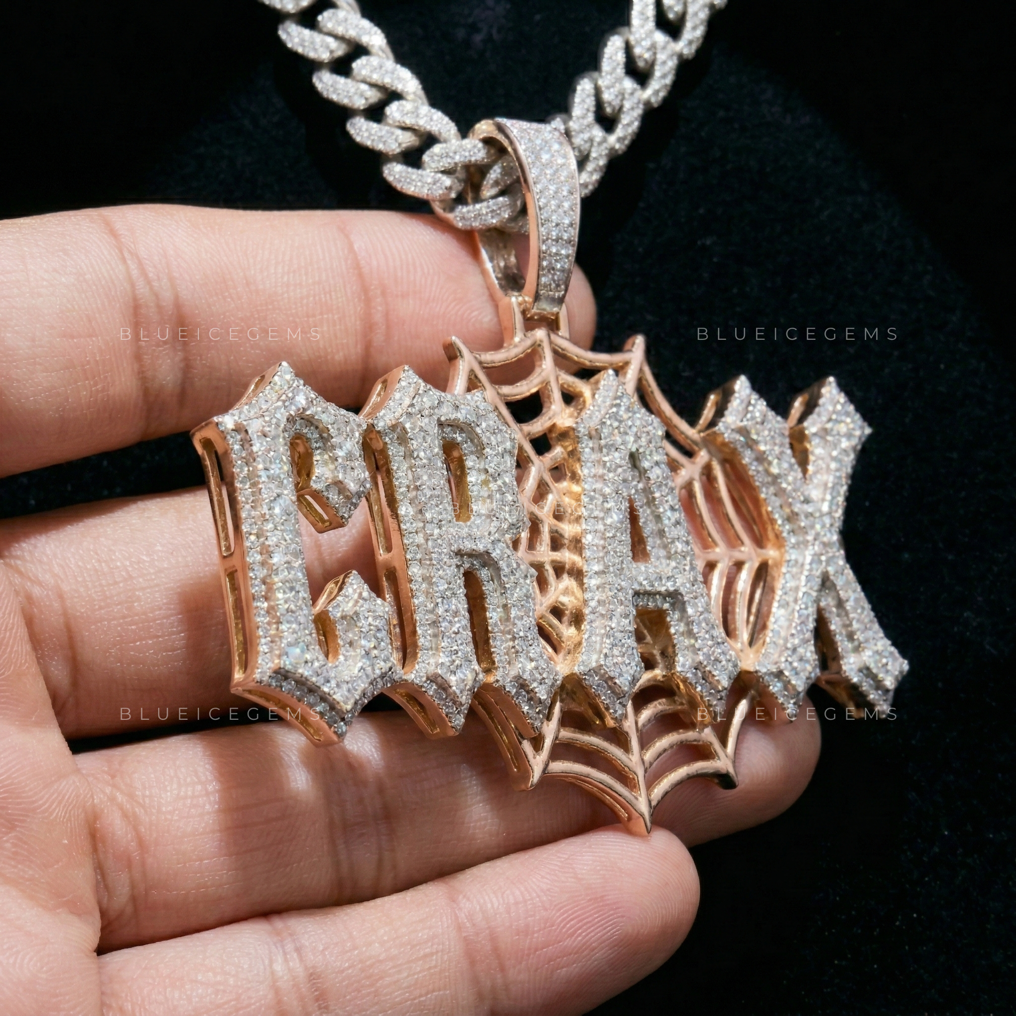 The "CRAX" Spider Web: Gothic Pointed Script & Rose Gold Web Sovereign