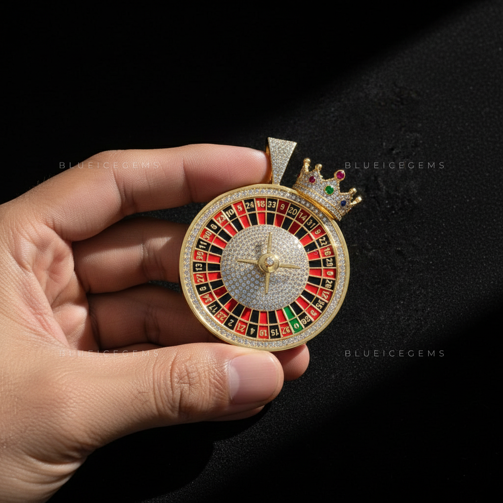 The High-Roller Roulette: Crowned Crimson & Emerald Gaming Sovereign