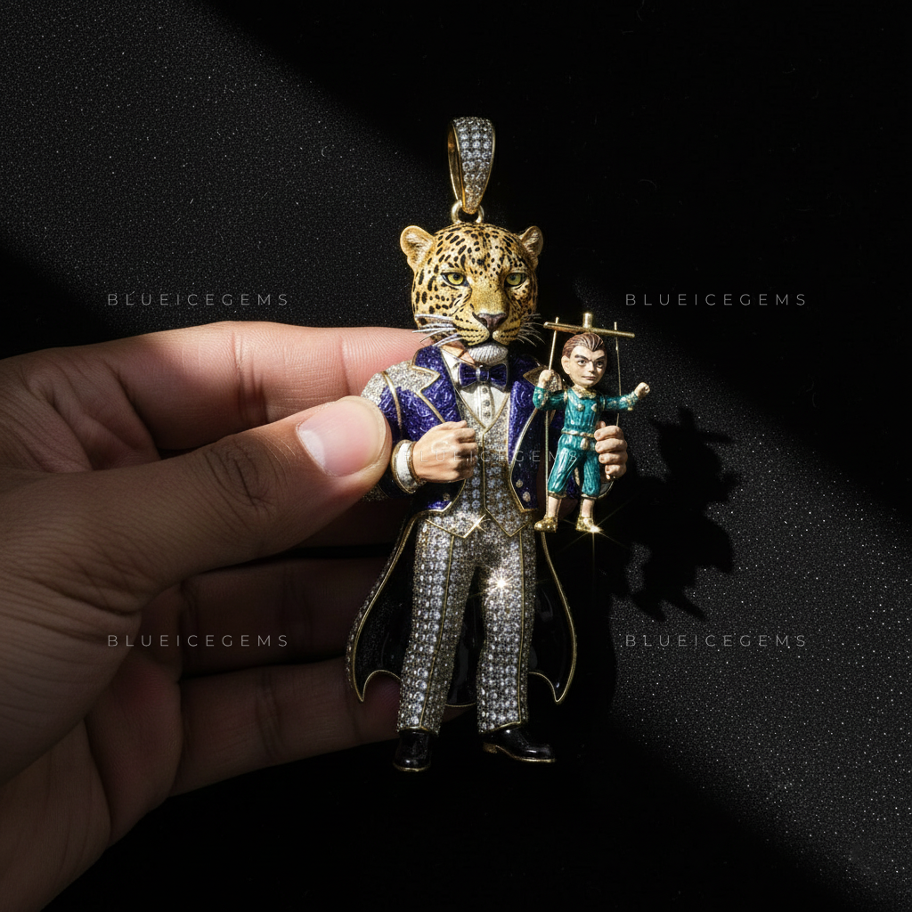 The Regal Impresario: Royal Purple Tailcoat & Diamond Jaguar Sovereign