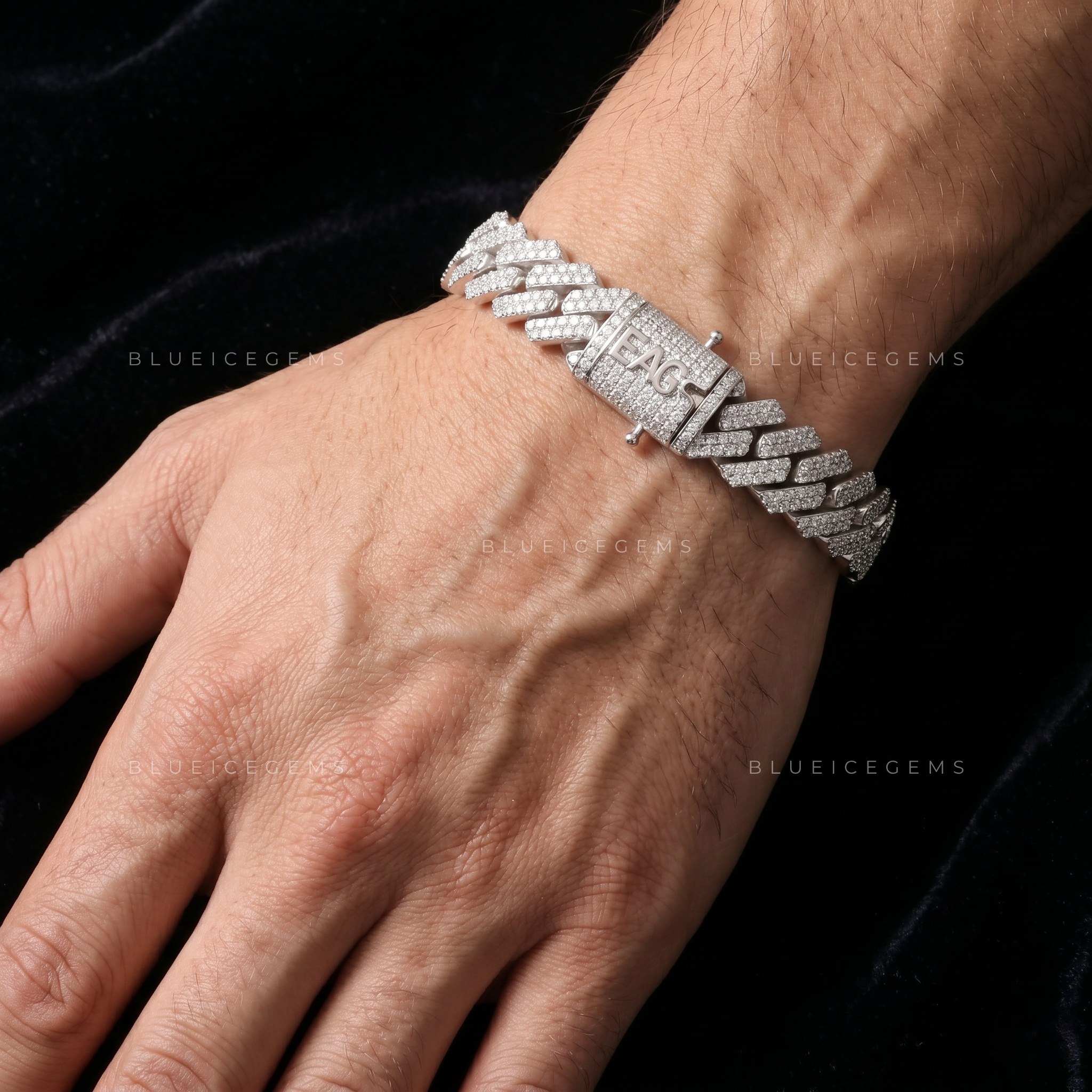 Glacial Radiance: The 8-Inch Infinite Frost Statement Masterpiece