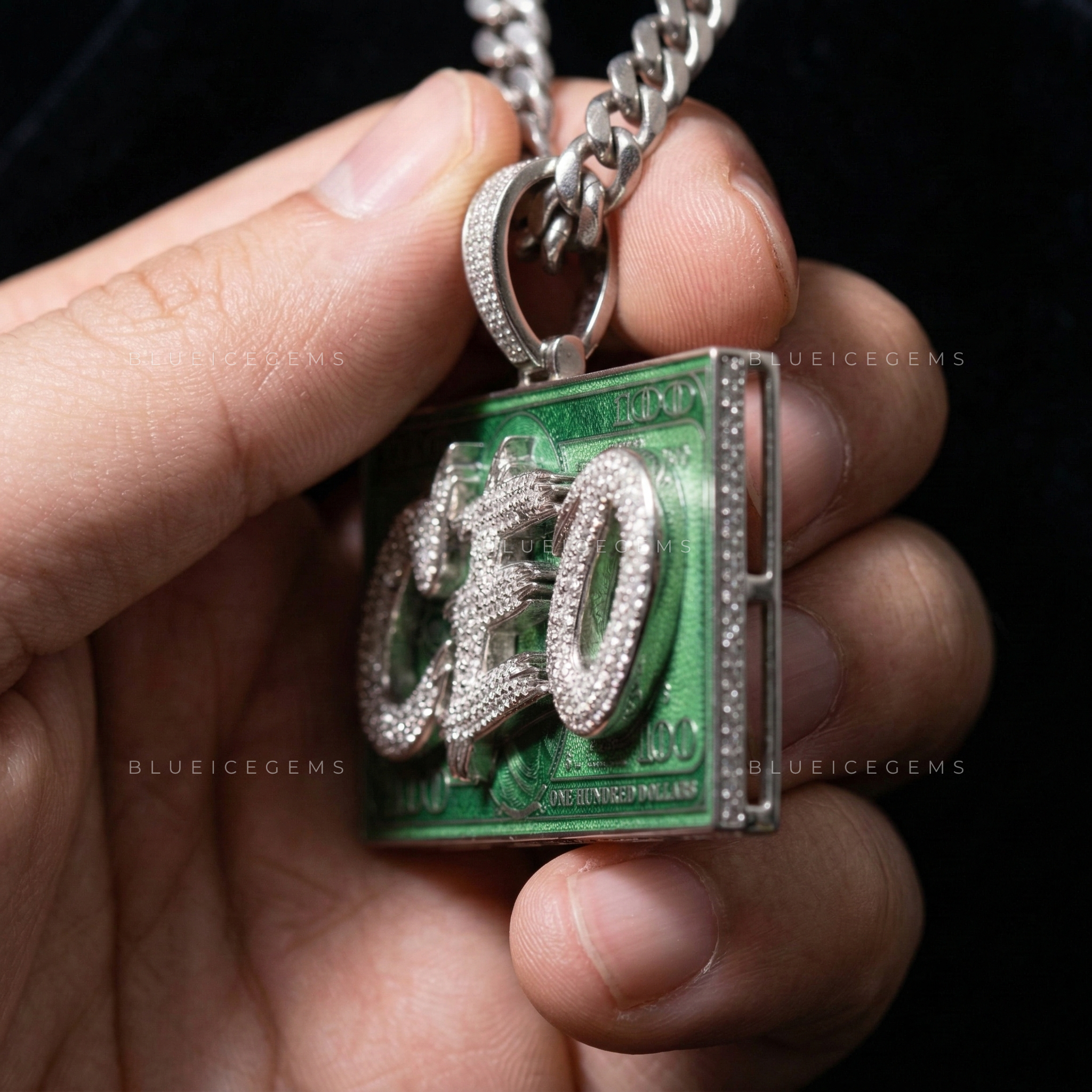 The "CEO" Ledger: Shattered-Ice Script & High-Stakes Greenback Sovereign