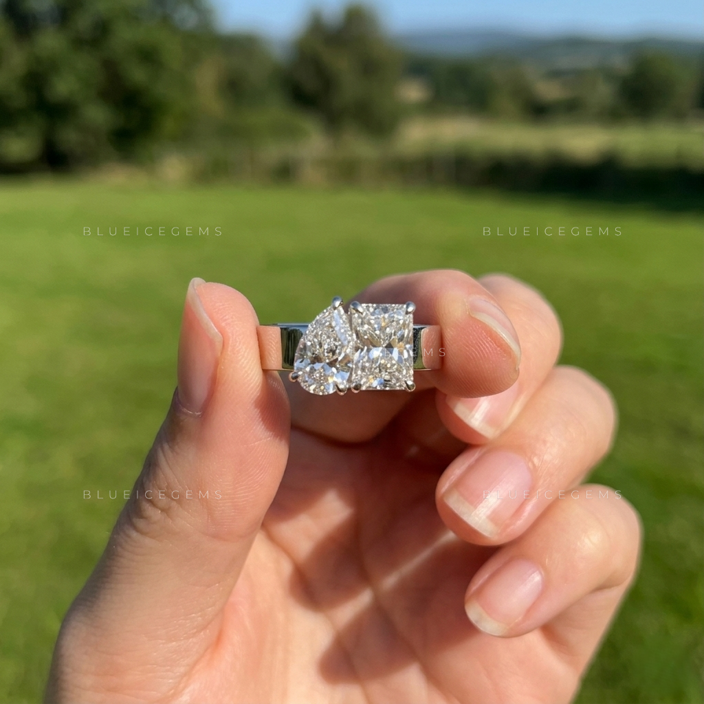 Ultra-Slim Round Solitaire Stacking Band for Her