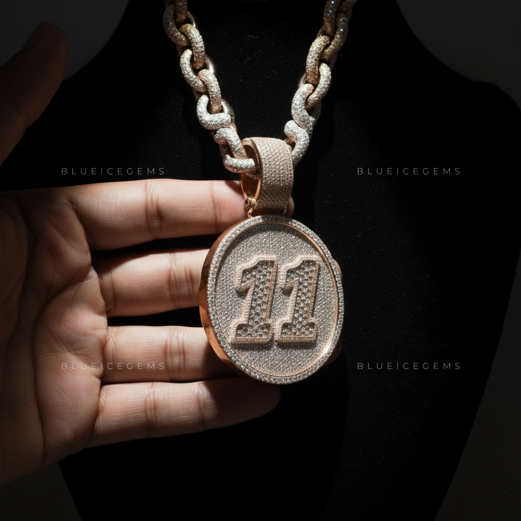 The "11" Prime: Rose Gold Circular Shield & Diamond Inlay Sovereign