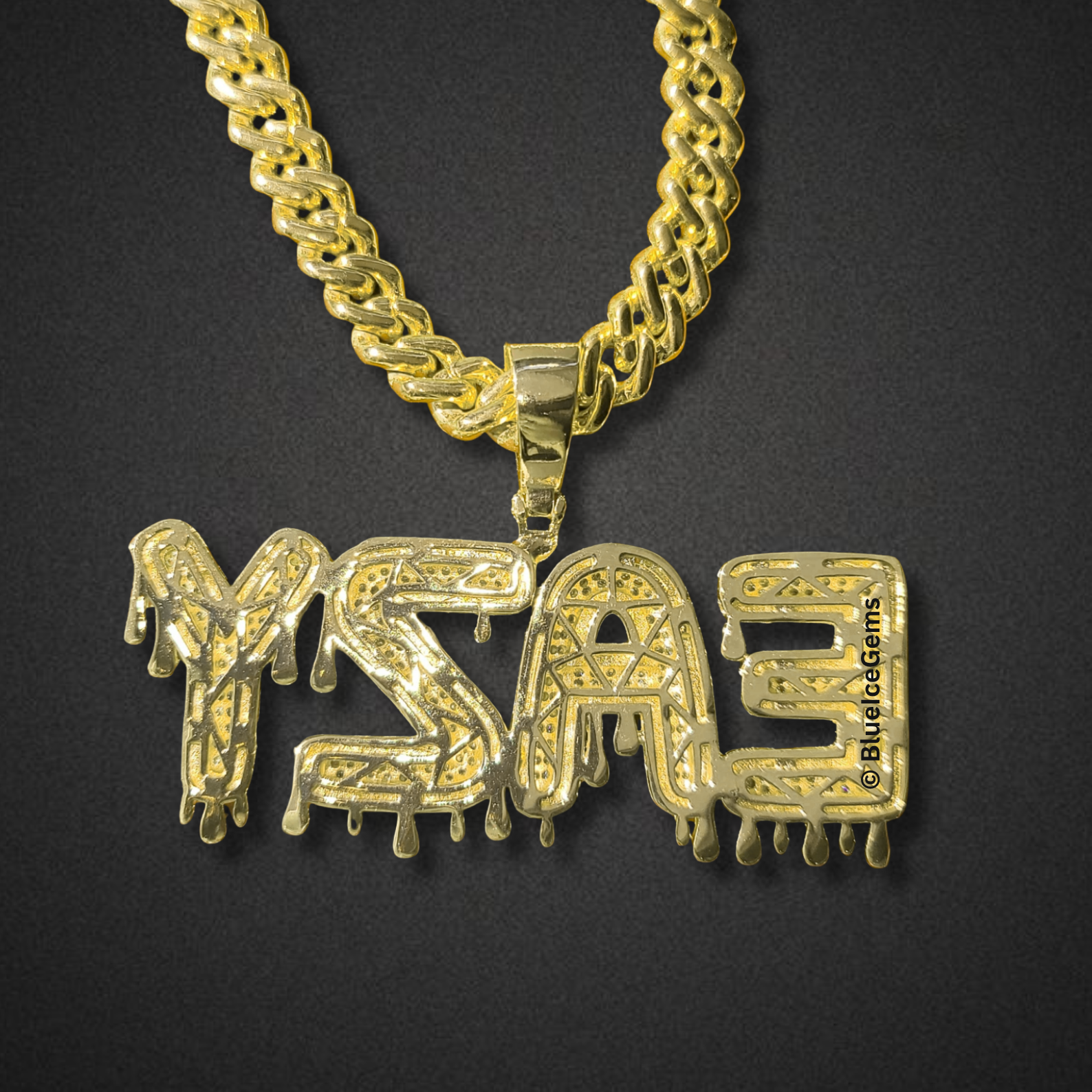 "The Drippy" Custom Name Necklace