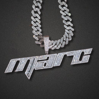 The "Boss Up" Iced-Out Custom Nameplate Necklace