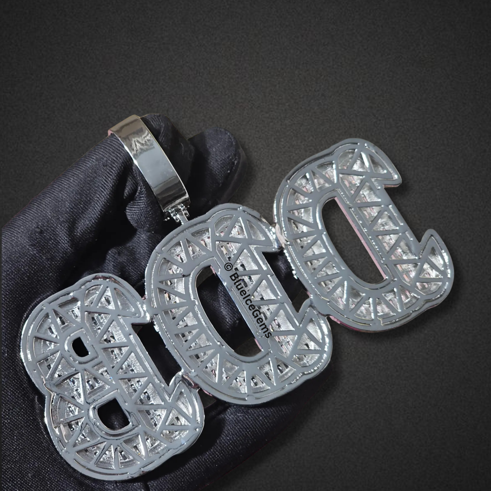 The "Drip" Custom Baguette Initial Necklace