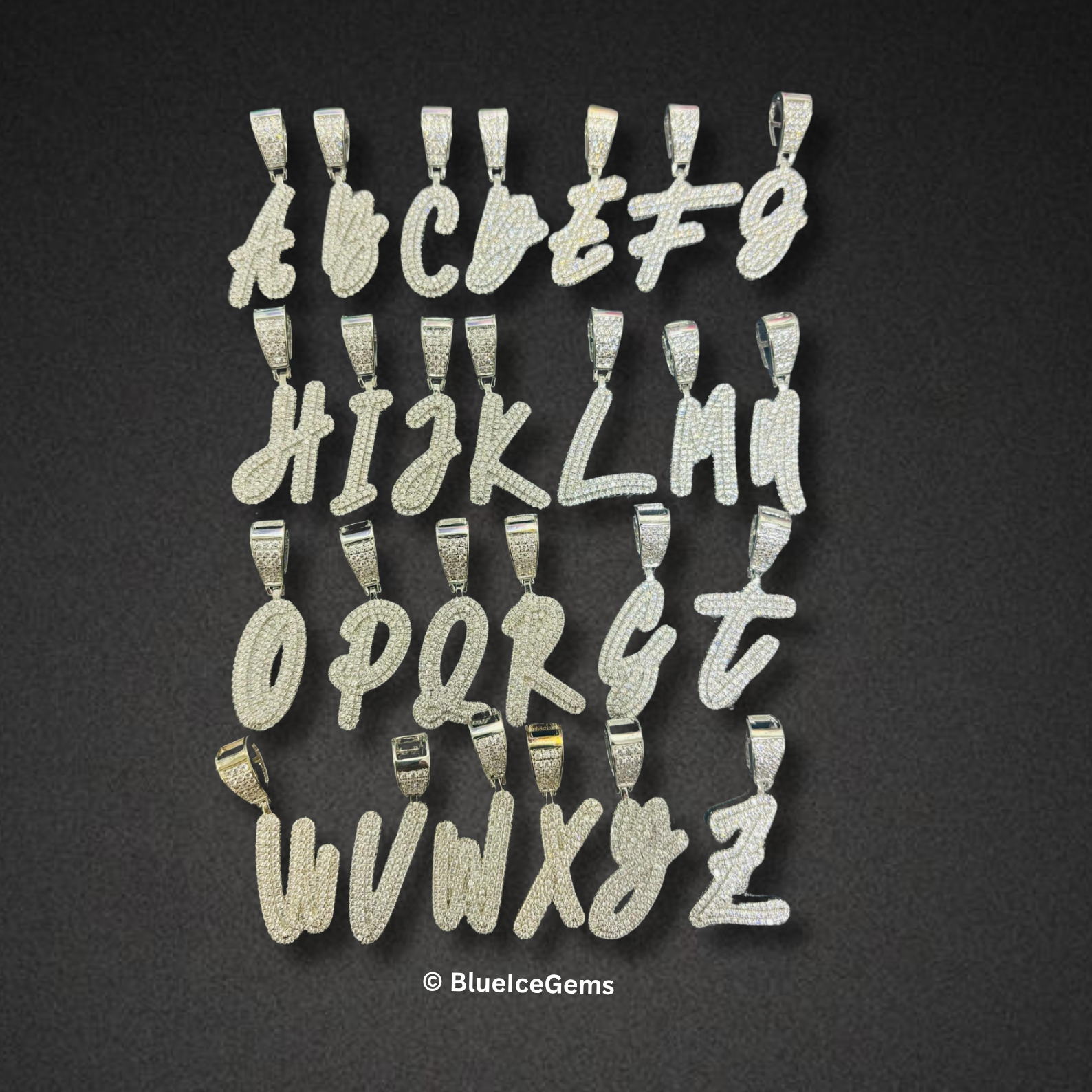 Custom Iced-Out "Graffiti" Name Necklace
