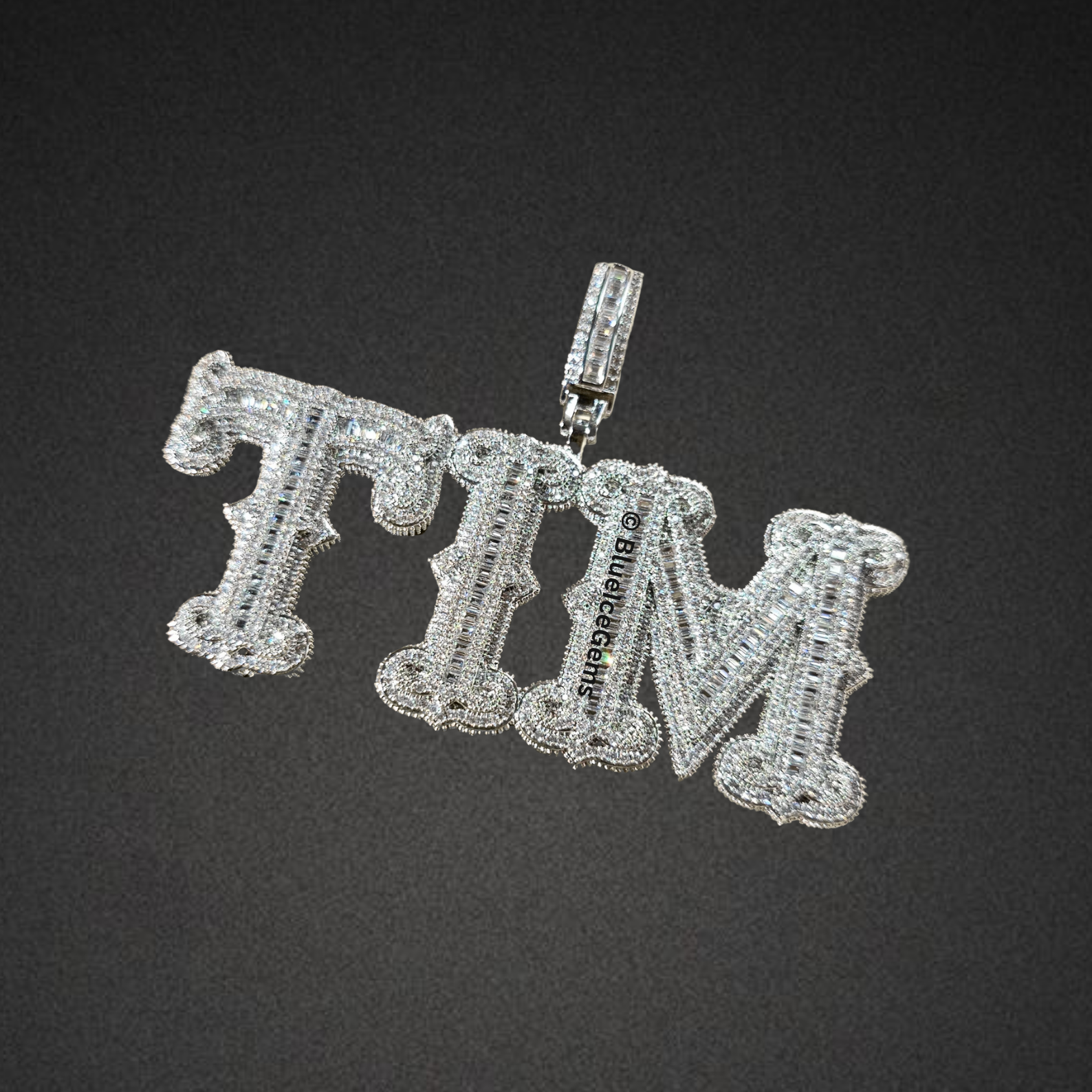 Iced-Out Swag Custom Nameplate Necklace