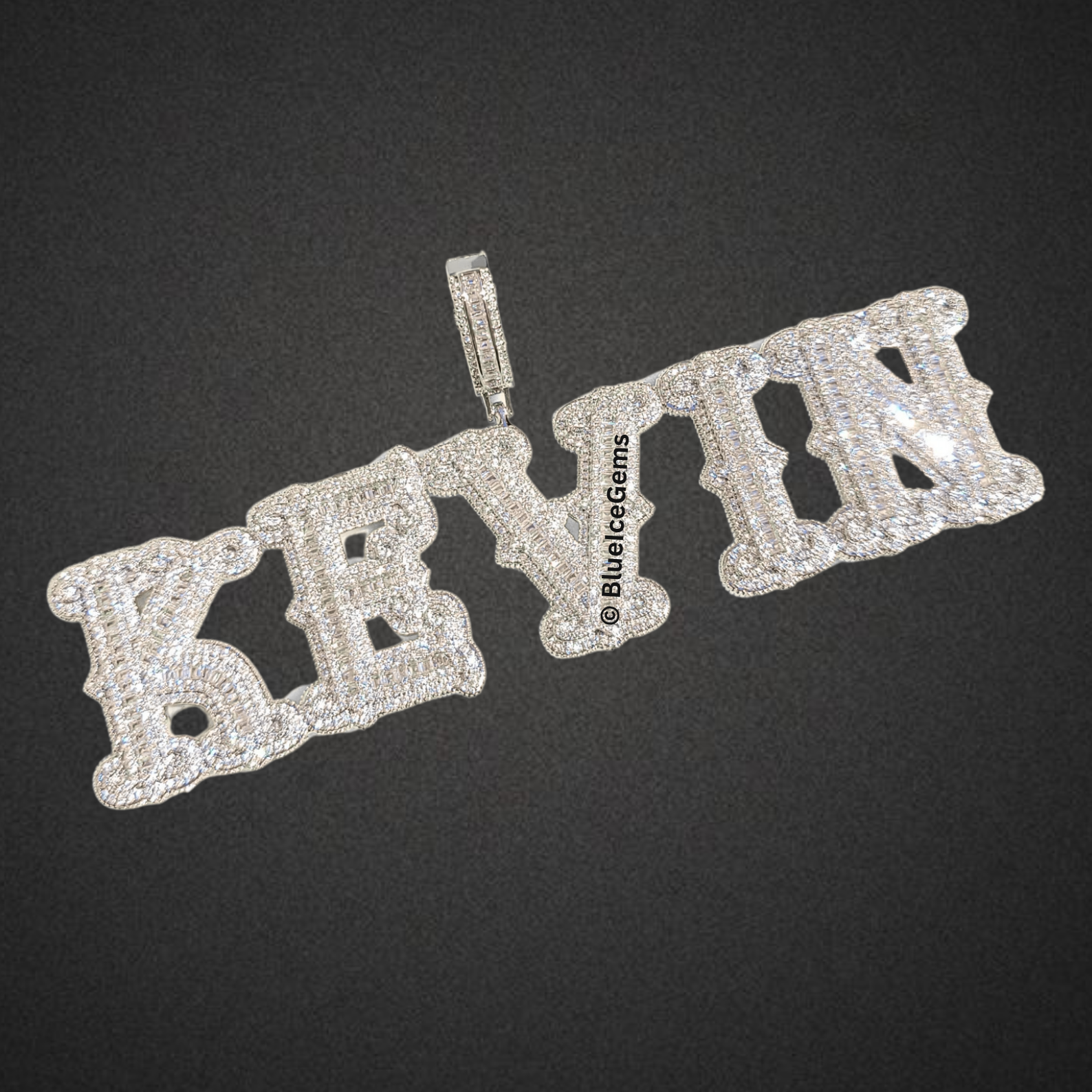 Iced-Out Swag Custom Nameplate Necklace