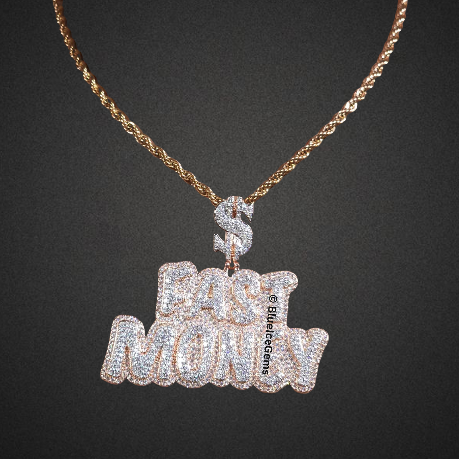 Iced-Out "Fast Money" Necklace