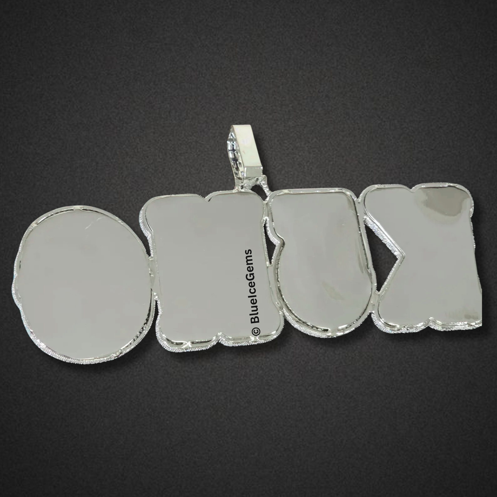 Custom Iced-Out Number Necklace