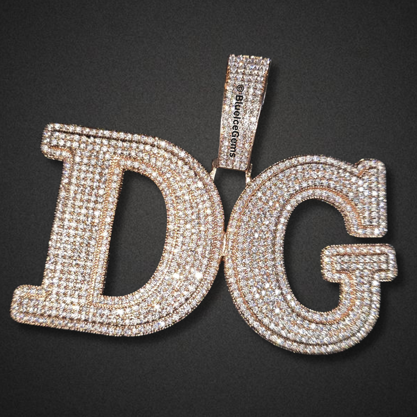 Custom Iced-Out Number Necklace
