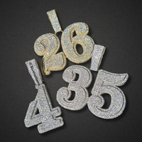 Custom Iced-Out Number Necklace