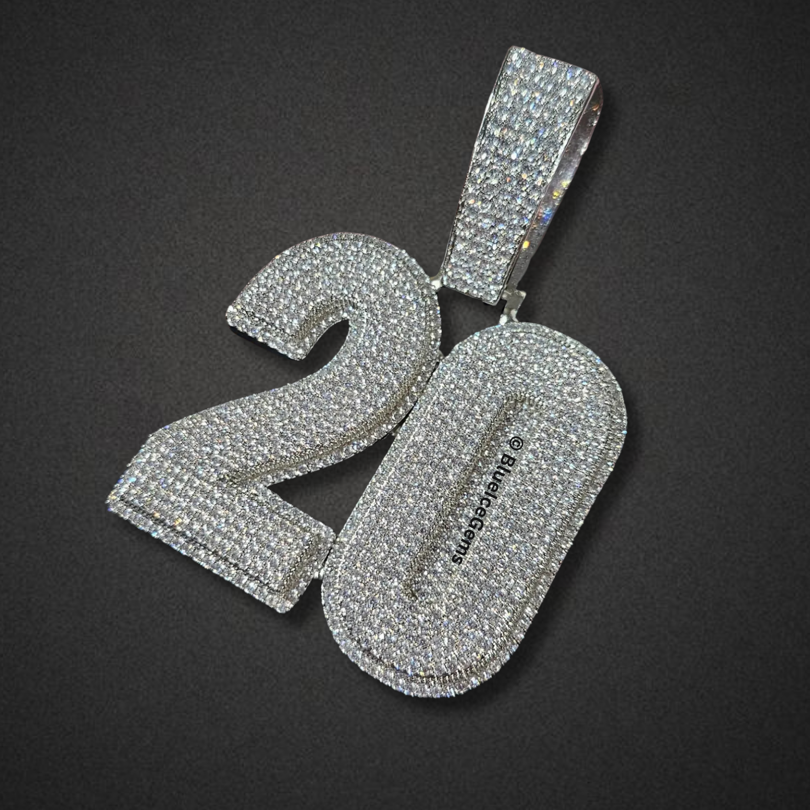 Custom "4EVER RAN" Block Letter Necklace
