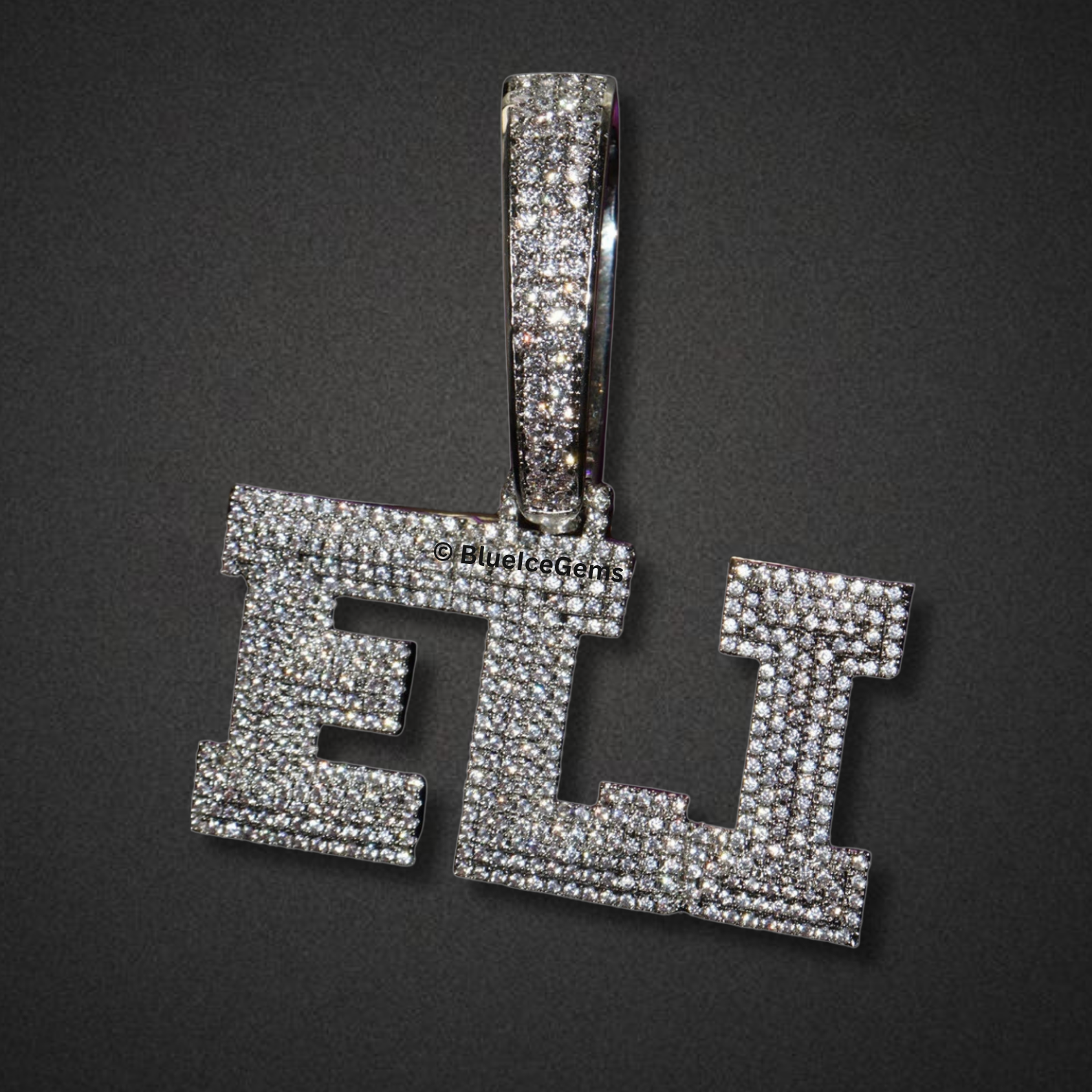 Custom Iced-Out "BABY SHINE" Nameplate Necklace