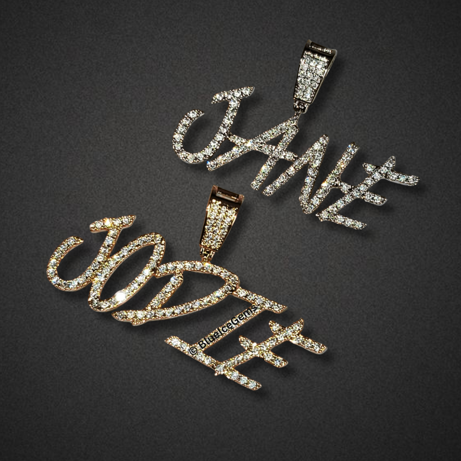 Custom "JODIE" Script Nameplate Necklace