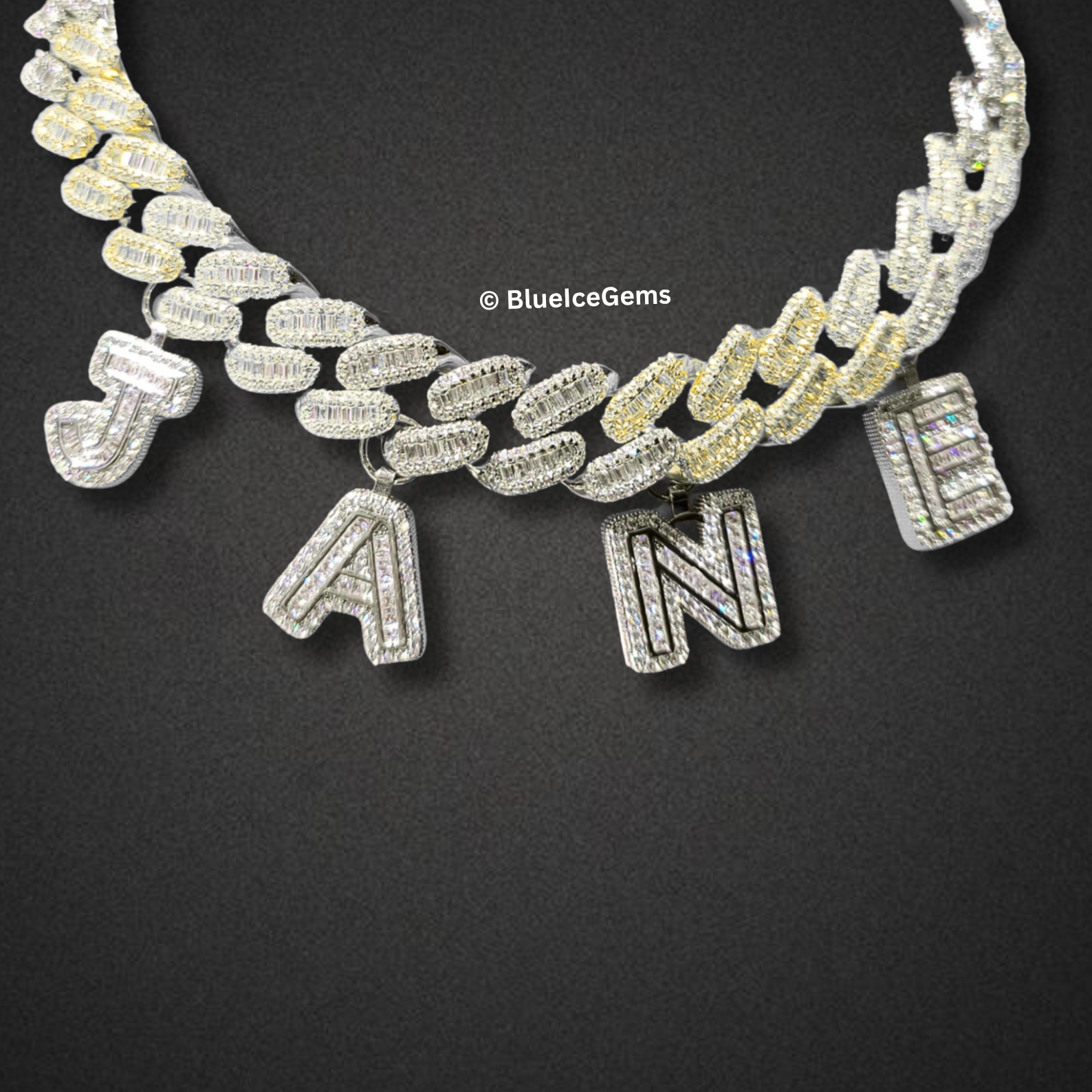 Custom Two-Tone Charm Necklace