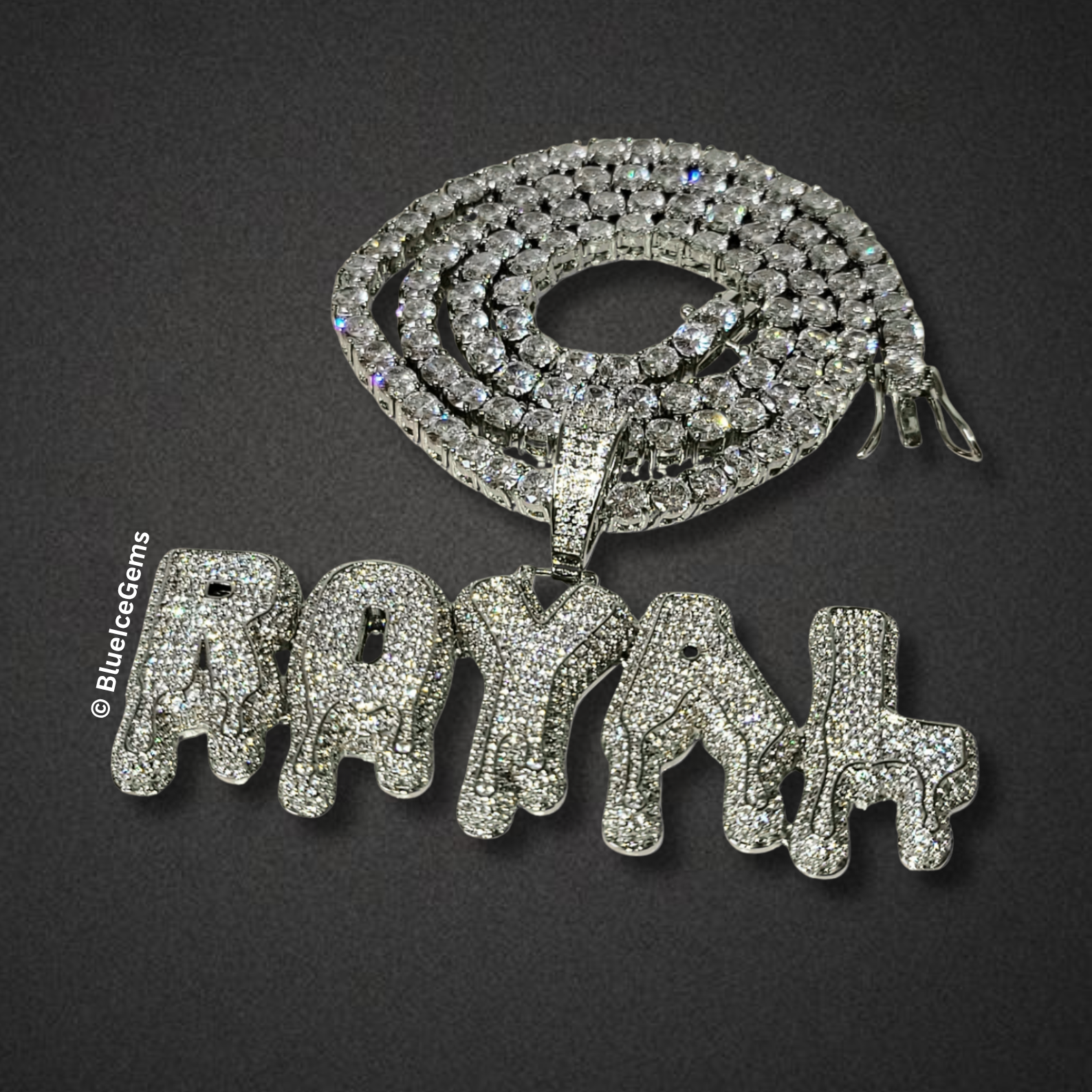 Custom "ROYAL" Nameplate Necklace