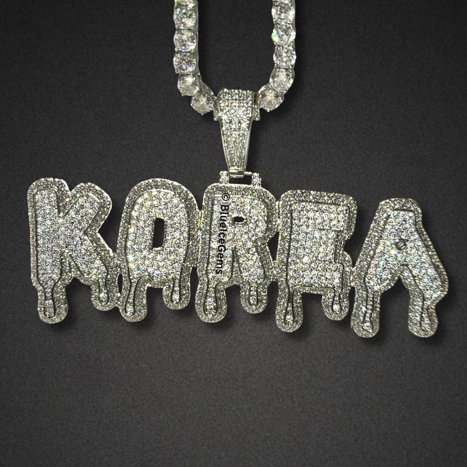 Custom "ROYAL" Nameplate Necklace