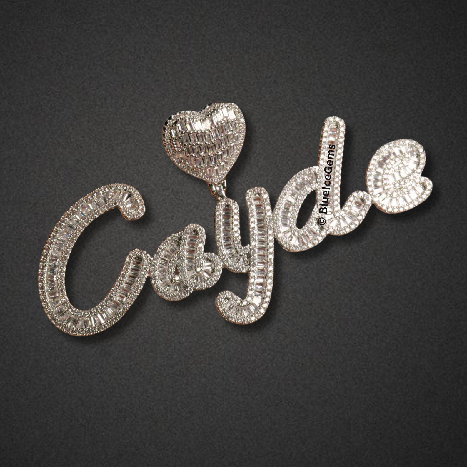 Custom "Da Don" Script Nameplate Necklace