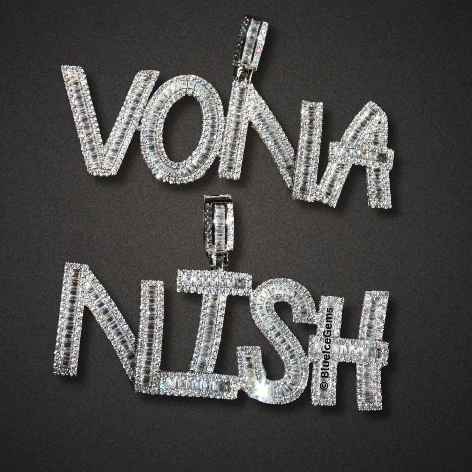 Iced-Out "Get Gapped" Necklace