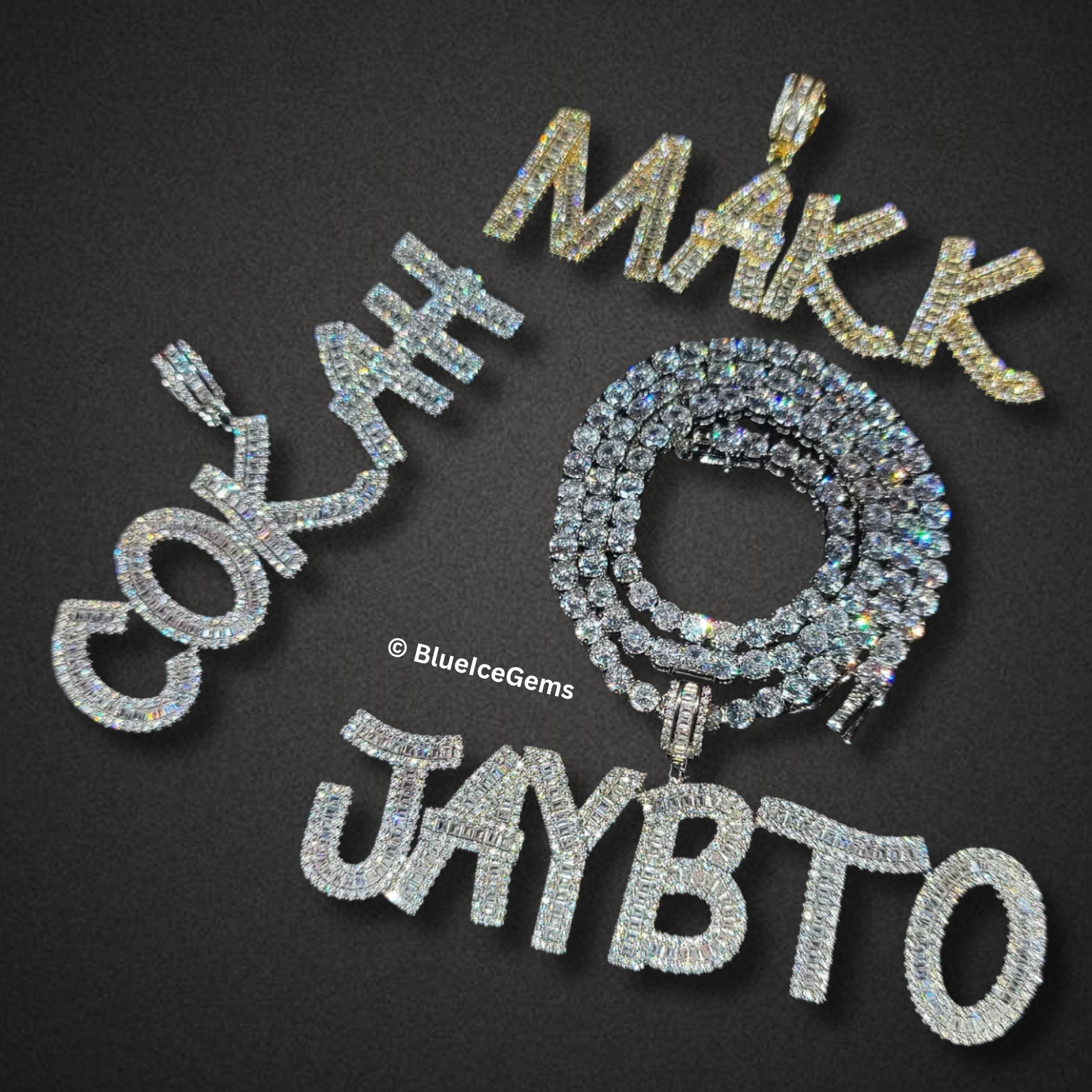 Iced-Out "Get Gapped" Necklace
