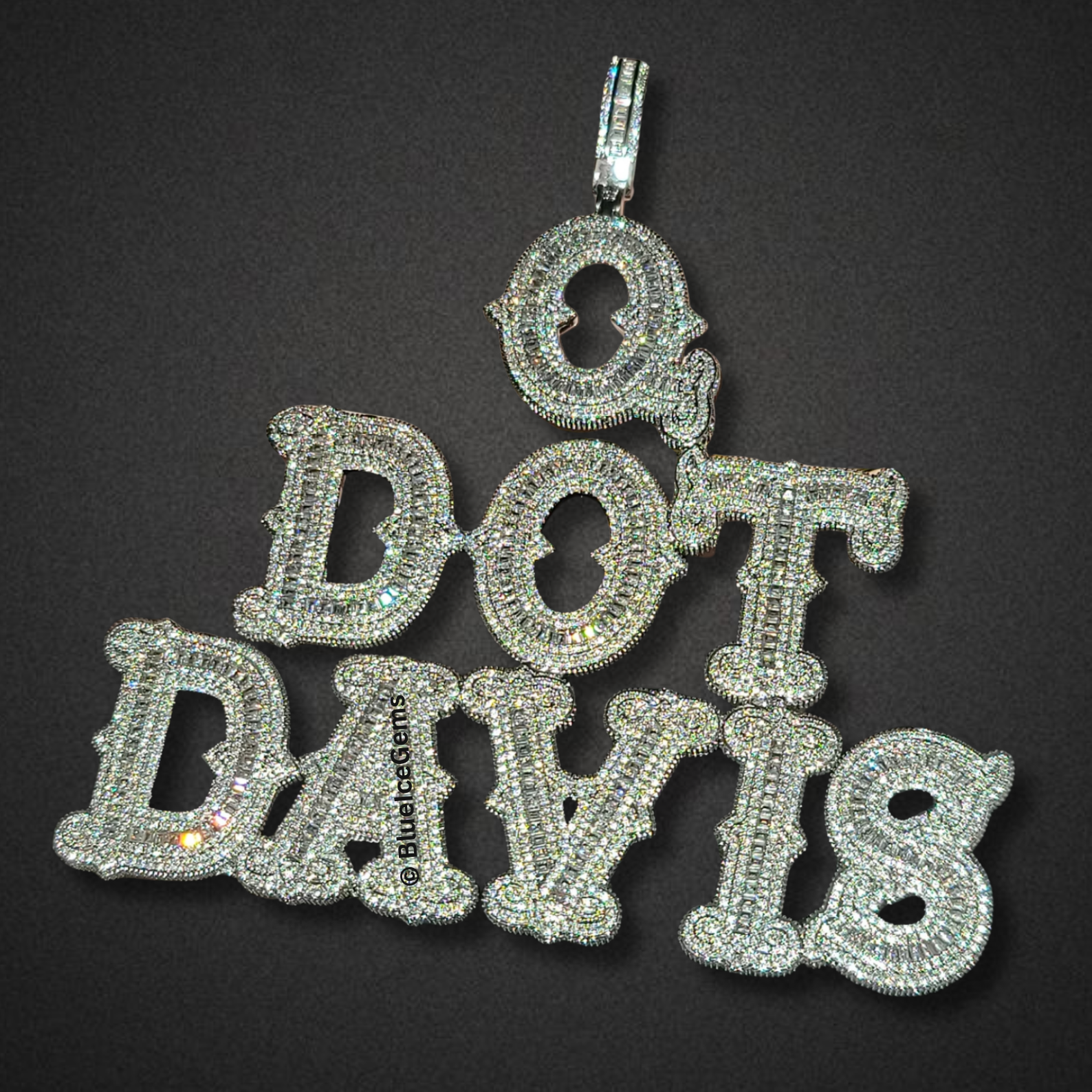 Custom Iced-Out "MACE" Nameplate Necklace
