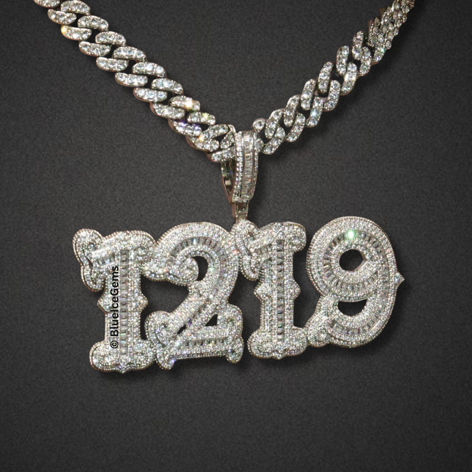 Custom Iced-Out "MACE" Nameplate Necklace