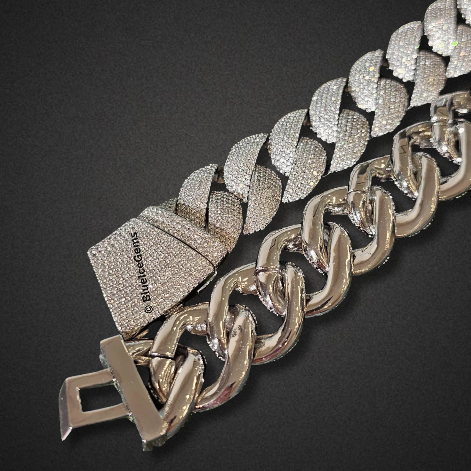 The "Icy Precision" Diamond Cuban Chain