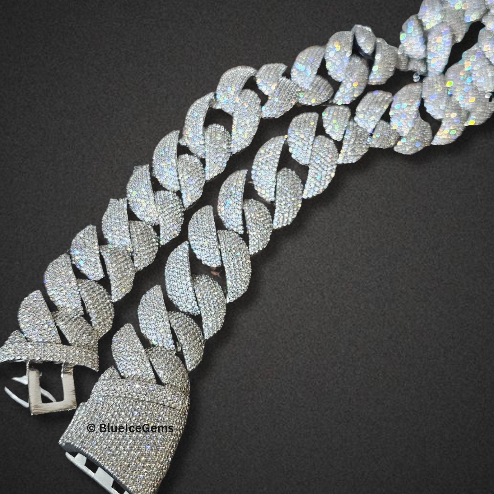 The "Icy Precision" Diamond Cuban Chain