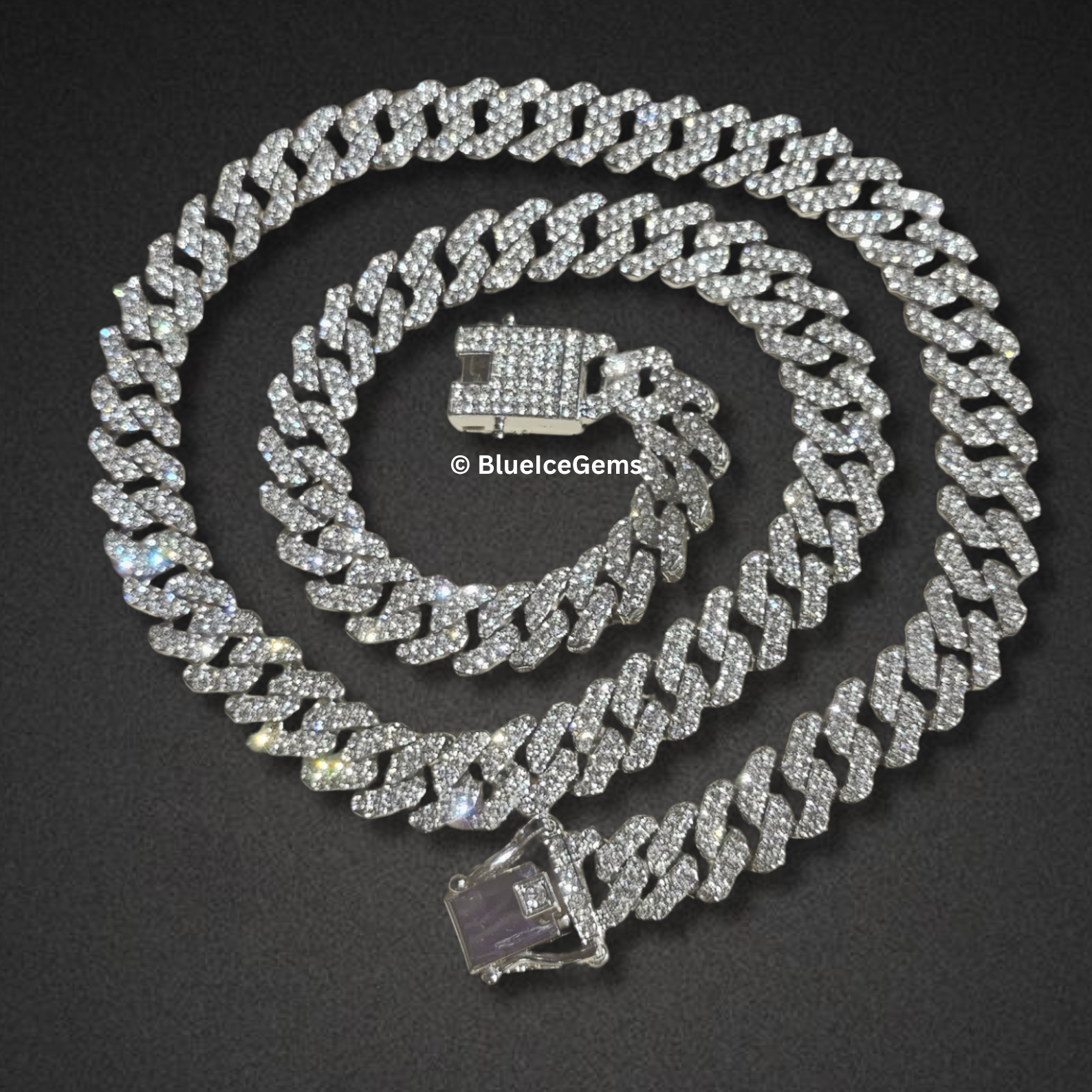 The "Icy Precision" Diamond Cuban Chain
