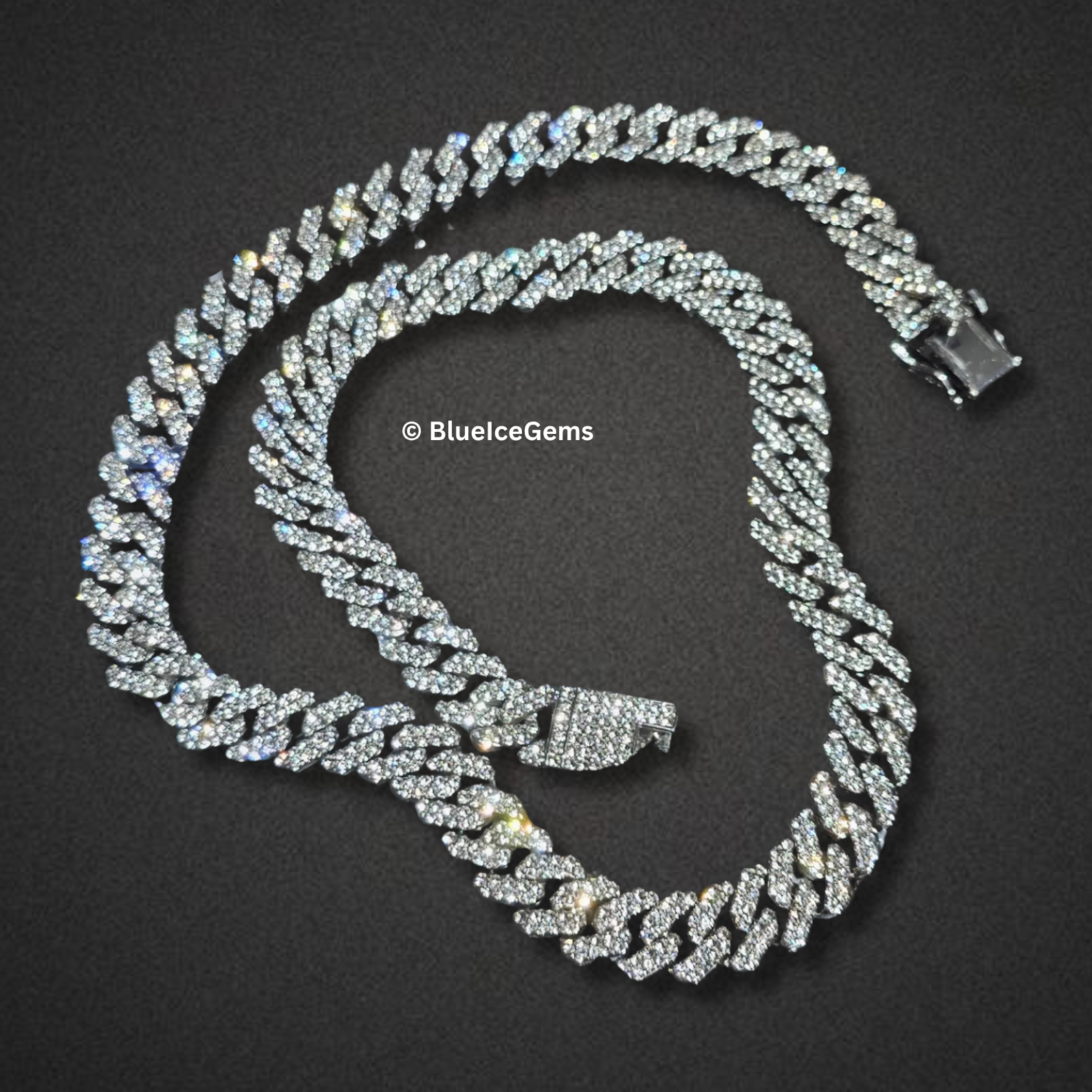 The "Icy Precision" Diamond Cuban Chain
