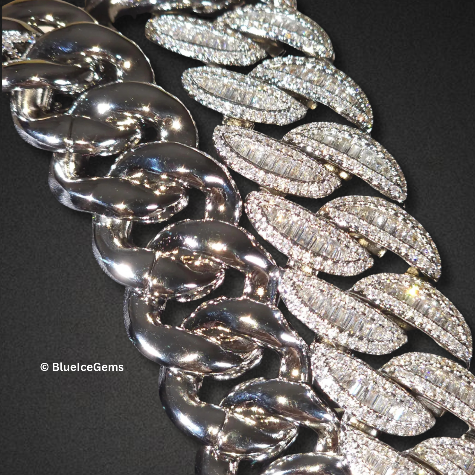 The "Multi-Cut Masterpiece" Diamond Cuban Chain
