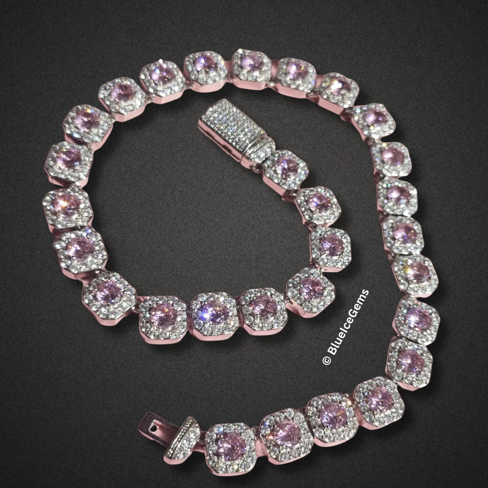 The "Pink Crush" Diamond Chain