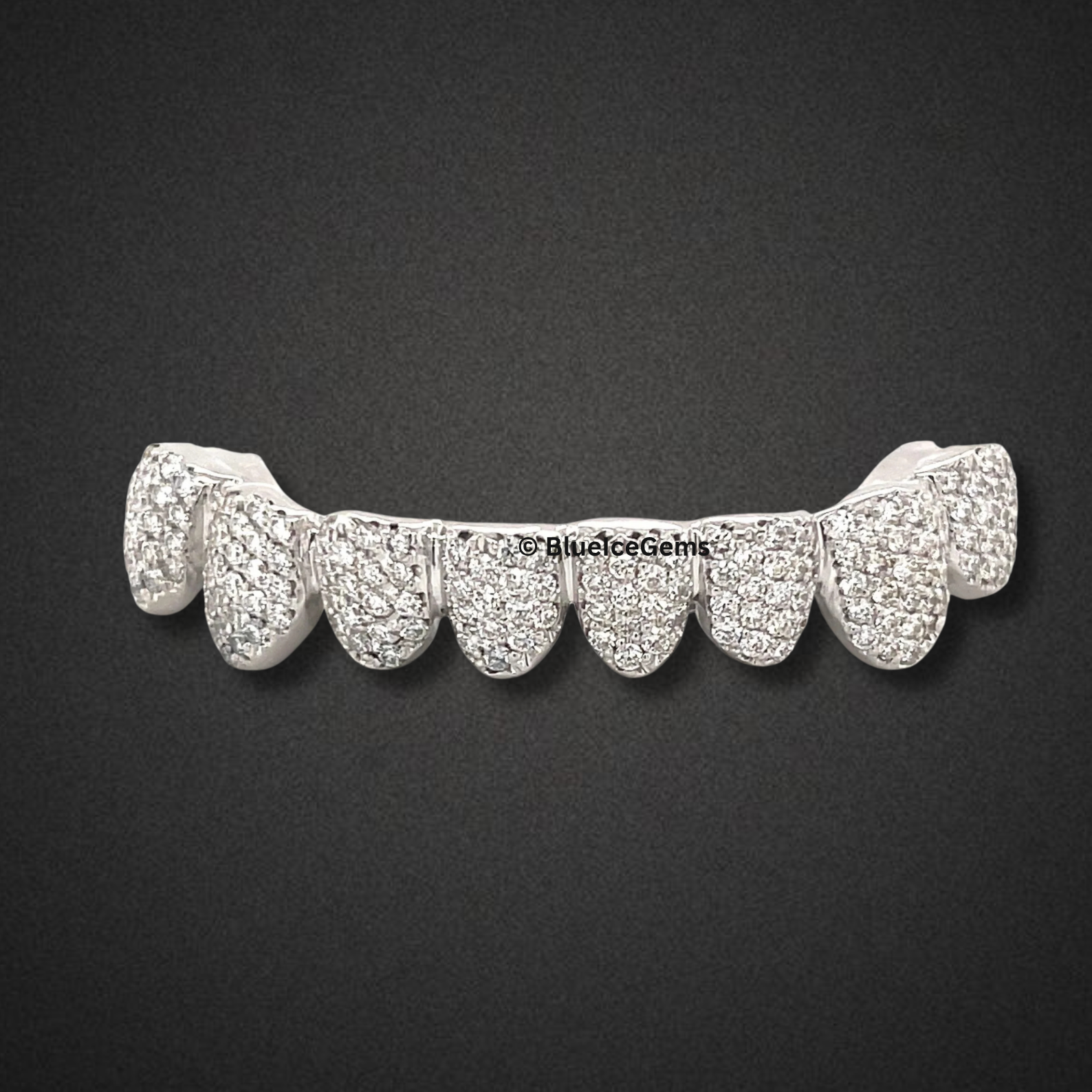 Iced Teardrop Pave Grillz