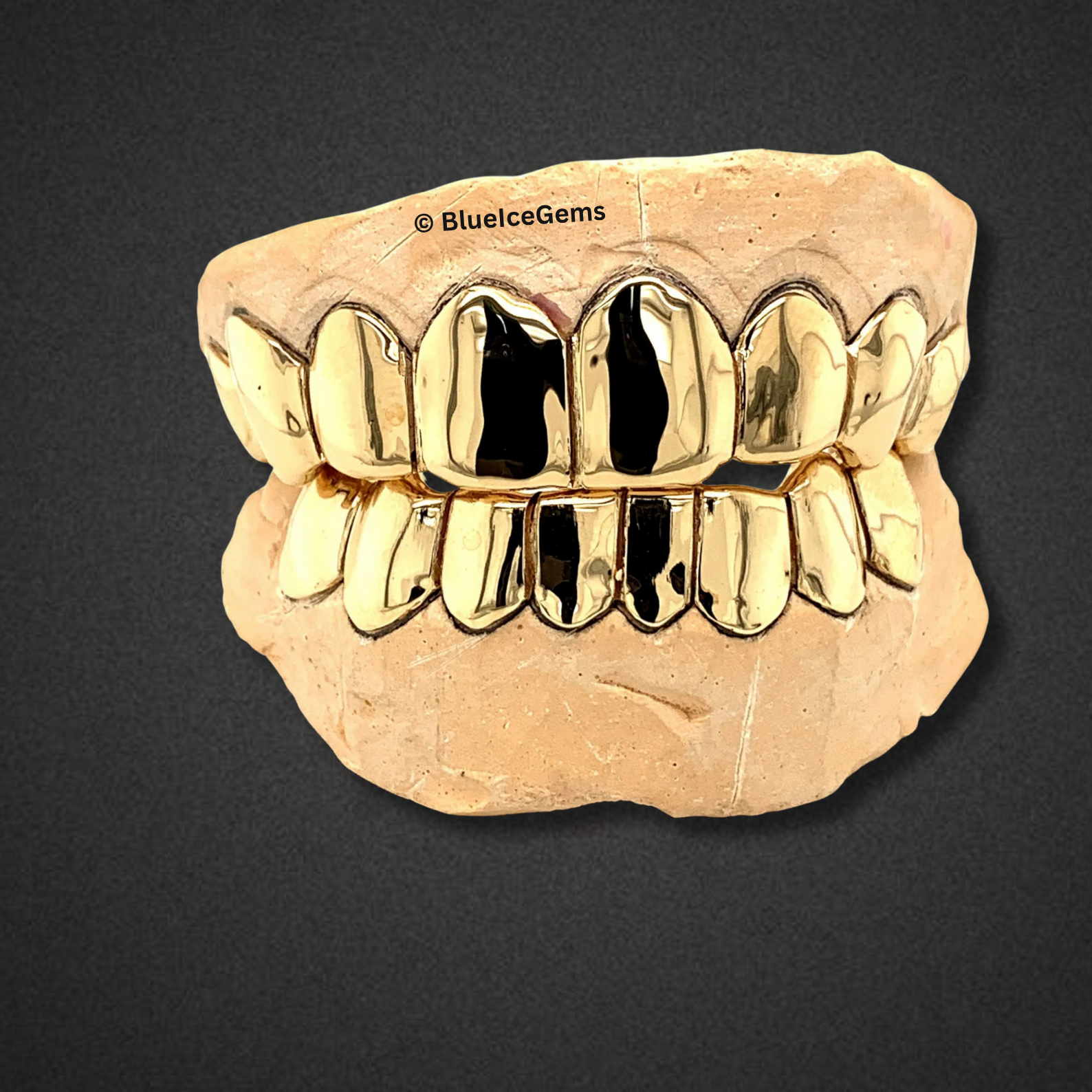 Gold Pharaoh Full-Set Grillz