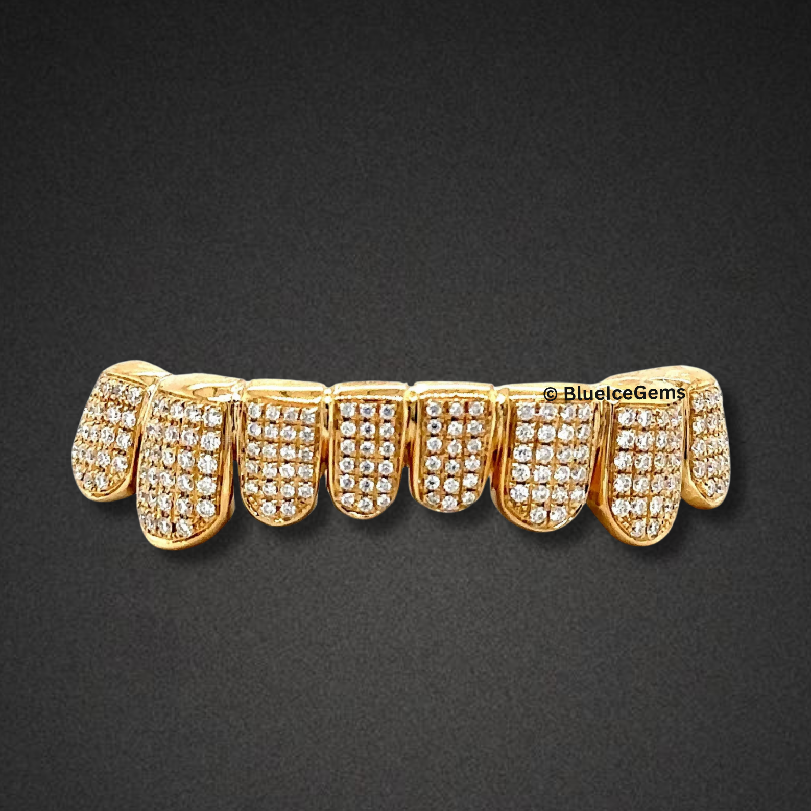 Royal Grid Gold Grillz