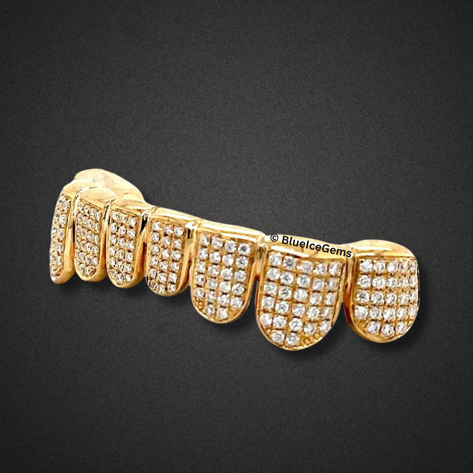 Royal Grid Gold Grillz