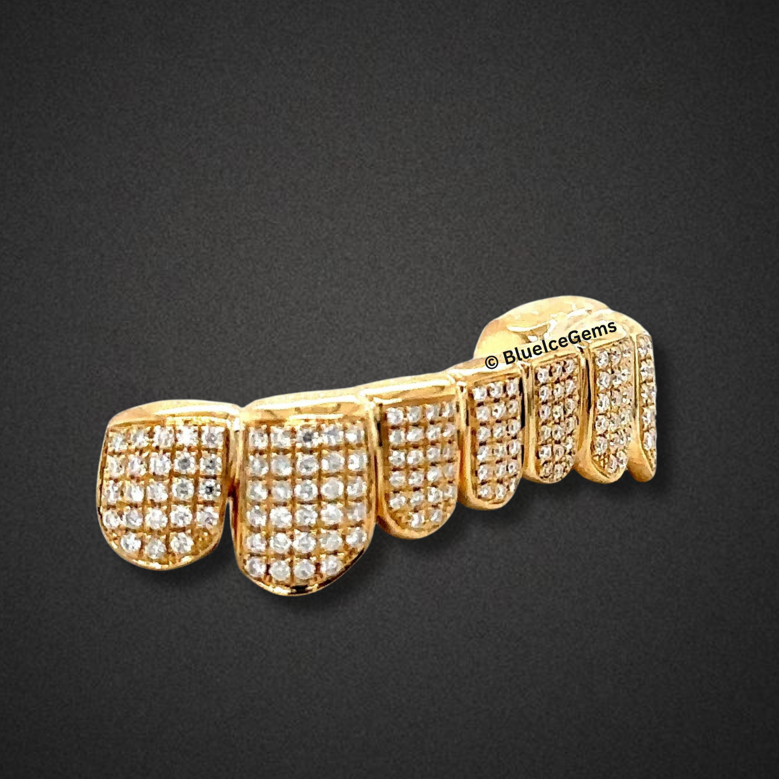 Royal Grid Gold Grillz