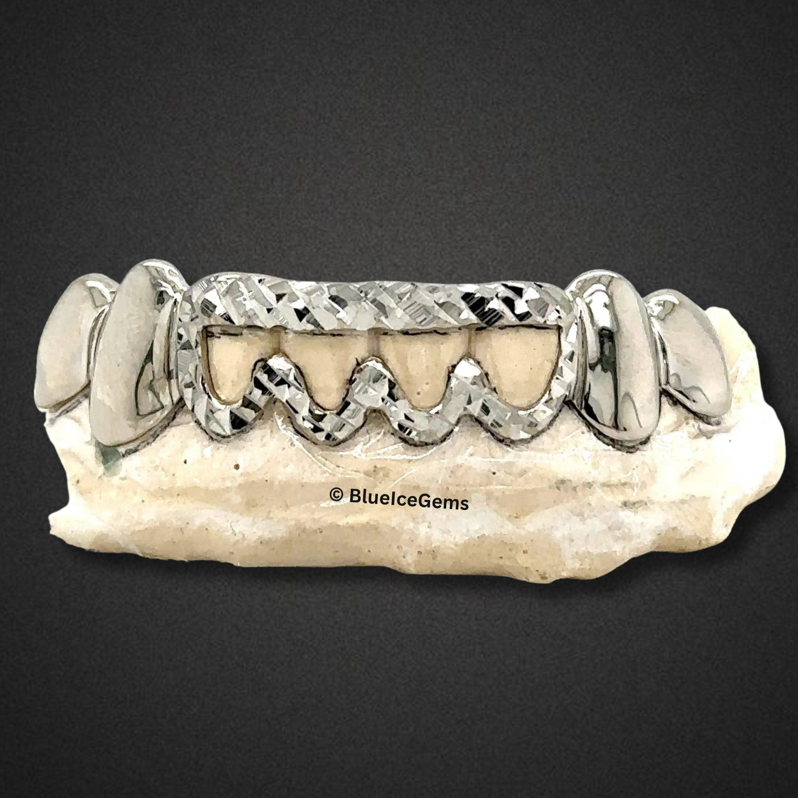 Jagged Wave Open-Face Grillz