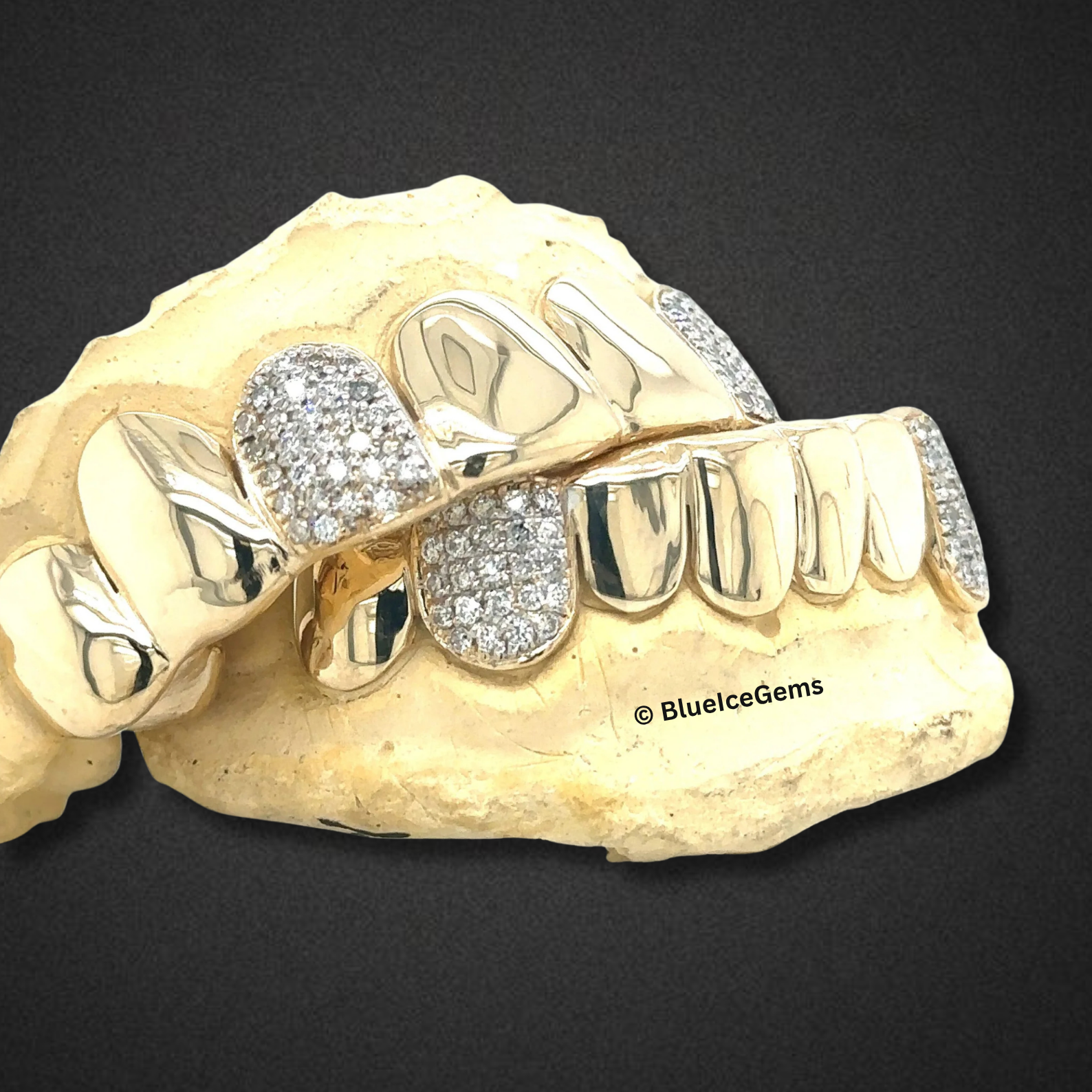 Iced Platinum Duo Grillz